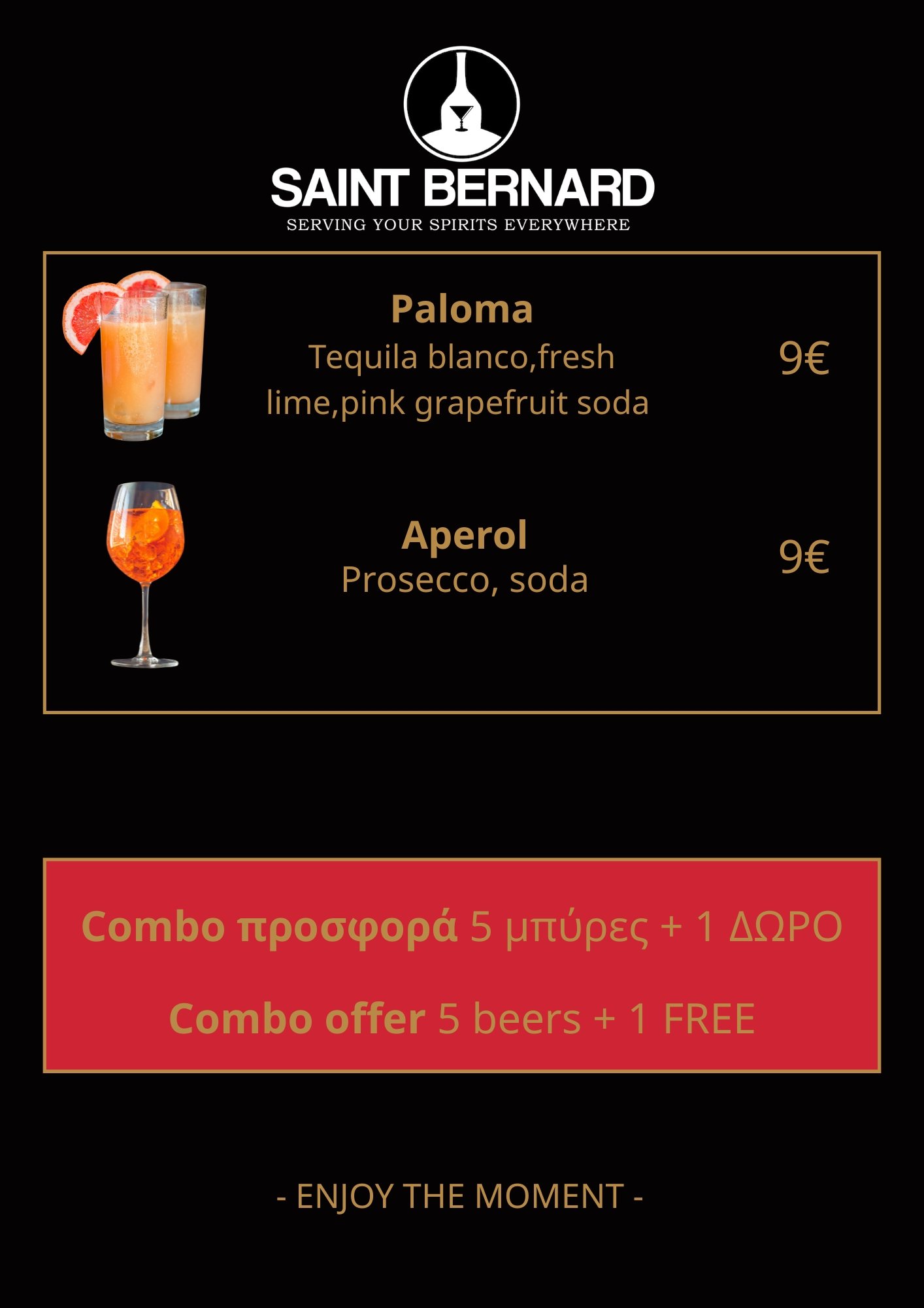 Saint Bernard menu page 2